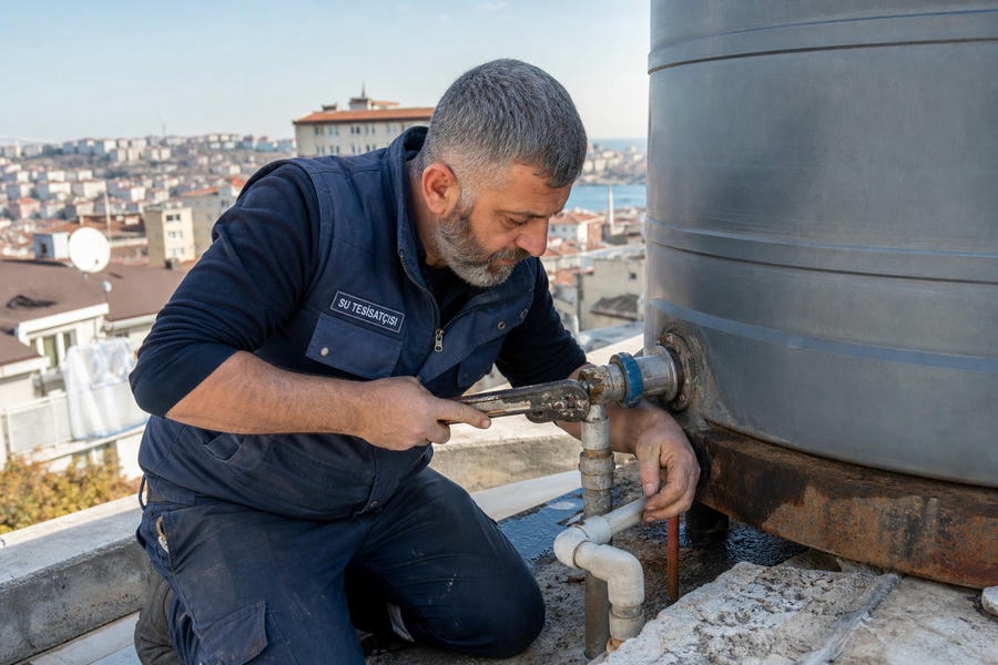 Dış Hat ve Bahçe Su Tesisatı bağlantı kontrolü
